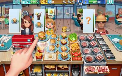 Burger Master [ВЗЛОМ: Неограниченные монеты / бриллианты] скриншот 2