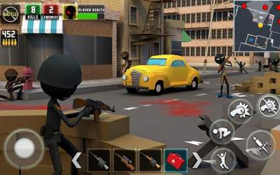 Stickman Royale : World War Battle [ВЗЛОМ: Много денег] скриншот 1