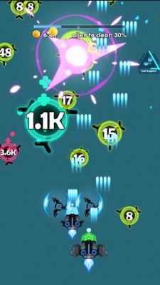 Virus Blast Bio - Galaxy Attack screenshot №3