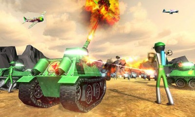 Battle Simulator World War 2 - Stickman Warriors screenshot №2