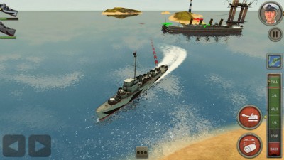 Вражеские воды : битва подводной лодки и корабля screenshot №5