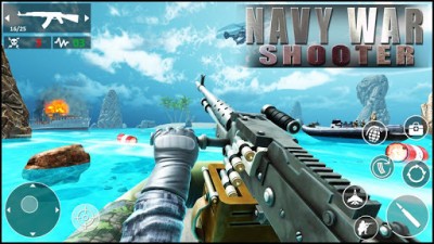 Navy Gunner Shoot War 3D / дельта война screenshot №4