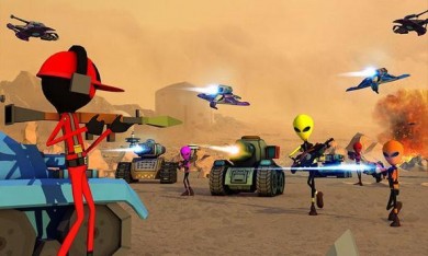 Скачать Creepy Aliens Battle Simulator 3D v 1.3 [ВЗЛОМ] для Андроид