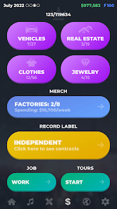 RAPSTAR - rapper simulator screenshot №4