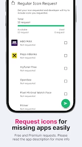 Vera Outline Black: Icon Pack screen 6