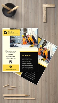 Flyers, Poster Maker, Design screen 4