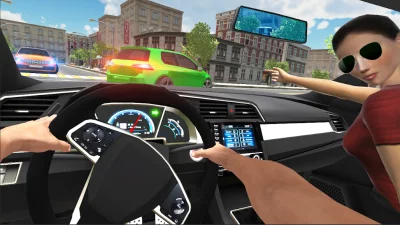 Car Simulator Civic Driver screenshot №2