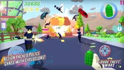 Dude Theft Wars Shooting Games screenshot №2
