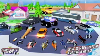 Dude Theft Wars Shooting Games screenshot №4
