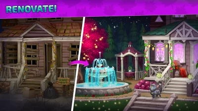 Halloween Merge: House Design screenshot №6