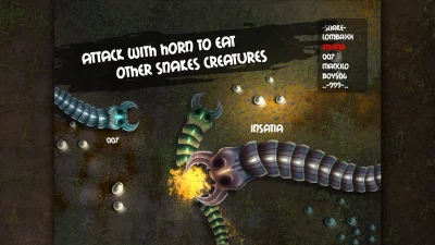 Insatiable.io -Скользящие змеи screenshot №5