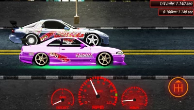 Japan Drag Racing 2D screenshot №6