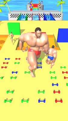 Muscle Race 3D screenshot №4