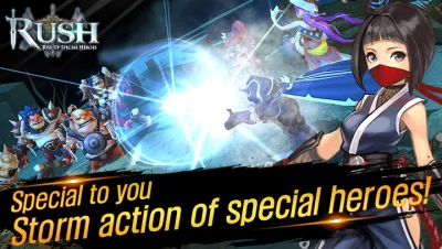 RUSH : Rise up special heroes screenshot №8