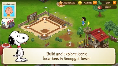 Snoopy's Town Tale CityBuilder screenshot №2