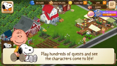 Snoopy's Town Tale CityBuilder screenshot №3
