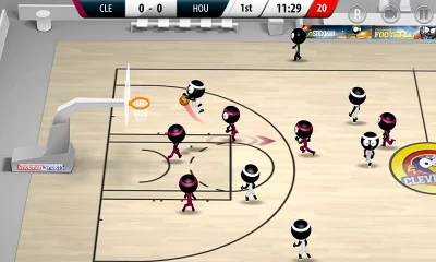 Stickman Basketball 3D screenshot №2