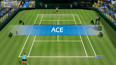 Теннис пальцем 3D - Tennis screenshot №3